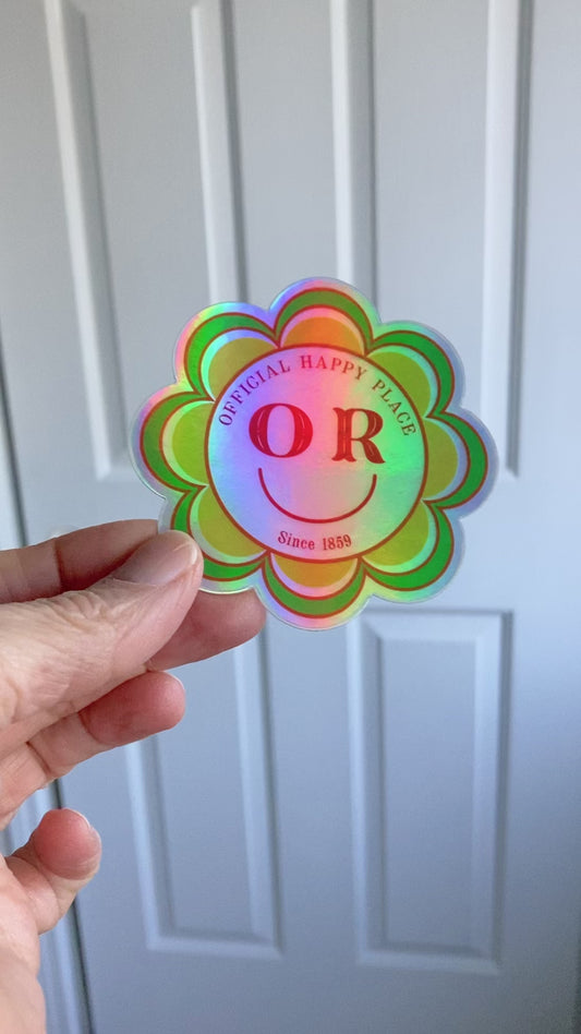 Official Happy Place Sticker_Oregon