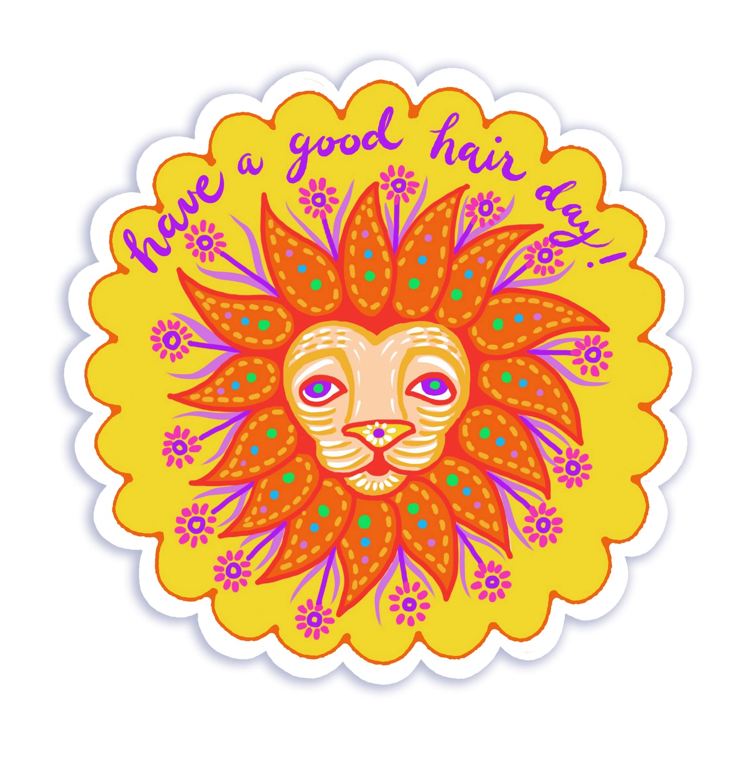 Have a Good Hair Day Sticker